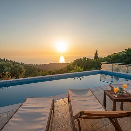Stone Villa Eriphyle ,Private Witn Sunset View Fiskardo Esterno foto