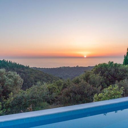 Stone Villa Eriphyle ,Private Witn Sunset View Fiskardo Esterno foto