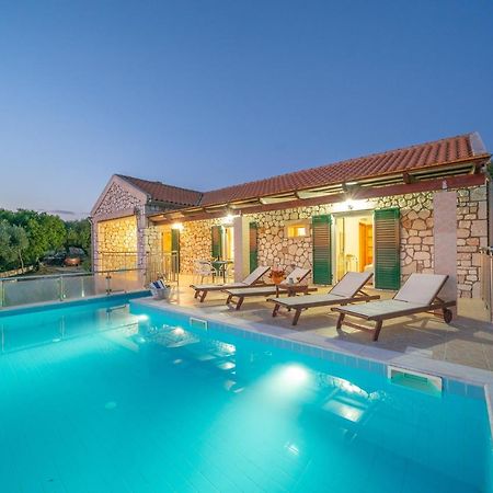 Stone Villa Eriphyle ,Private Witn Sunset View Fiskardo Esterno foto
