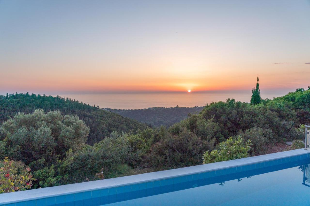 Stone Villa Eriphyle ,Private Witn Sunset View Fiskardo Esterno foto