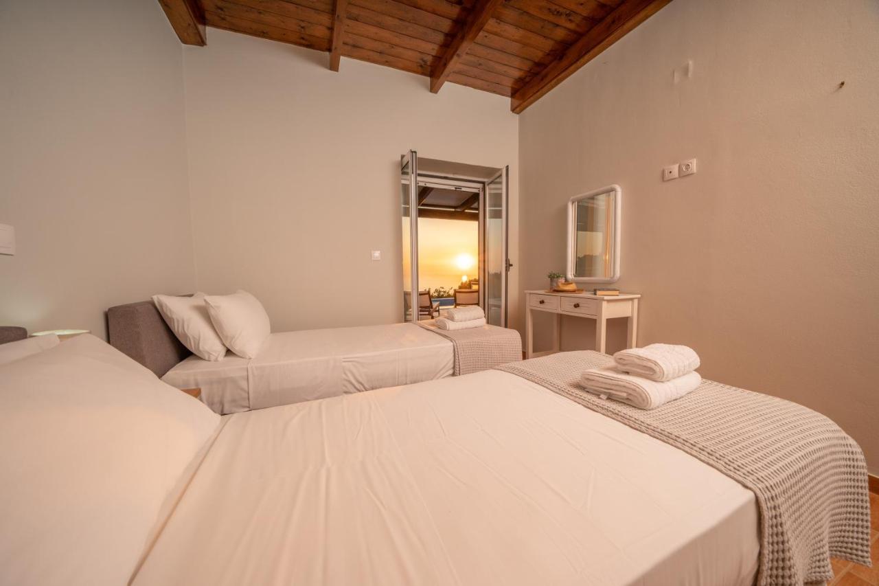 Stone Villa Eriphyle ,Private Witn Sunset View Fiskardo Esterno foto