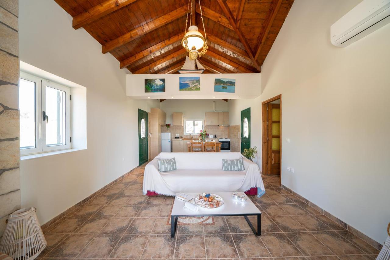 Stone Villa Eriphyle ,Private Witn Sunset View Fiskardo Esterno foto