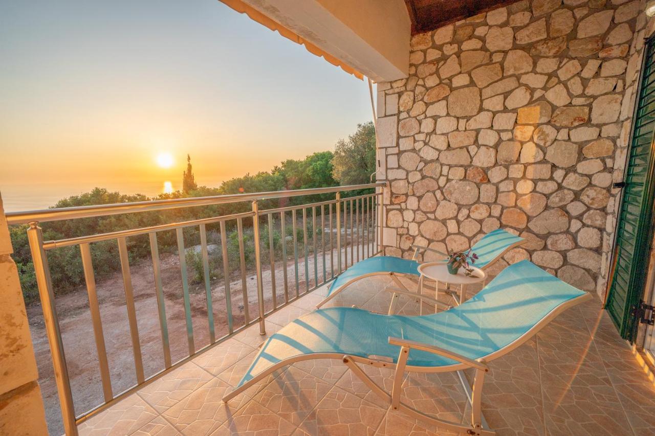 Stone Villa Eriphyle ,Private Witn Sunset View Fiskardo Esterno foto
