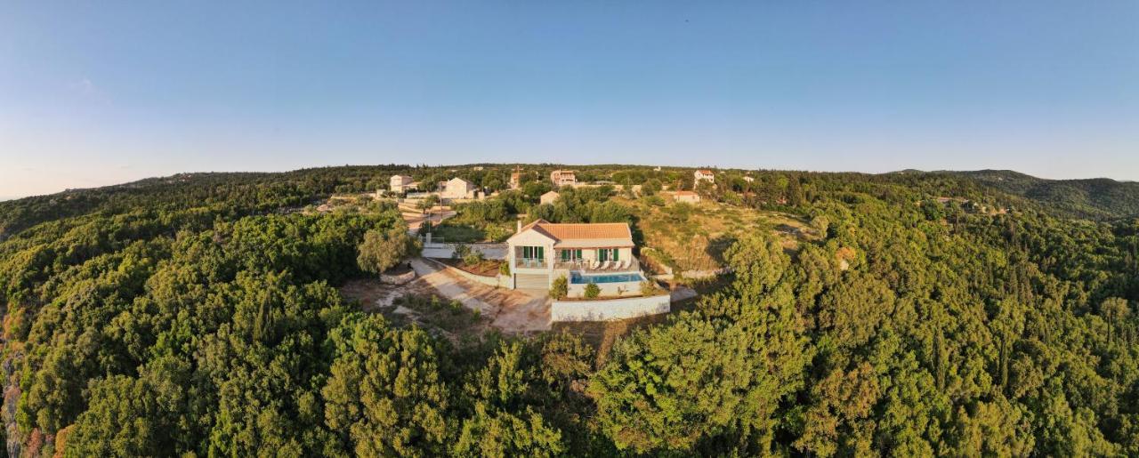 Stone Villa Eriphyle ,Private Witn Sunset View Fiskardo Esterno foto