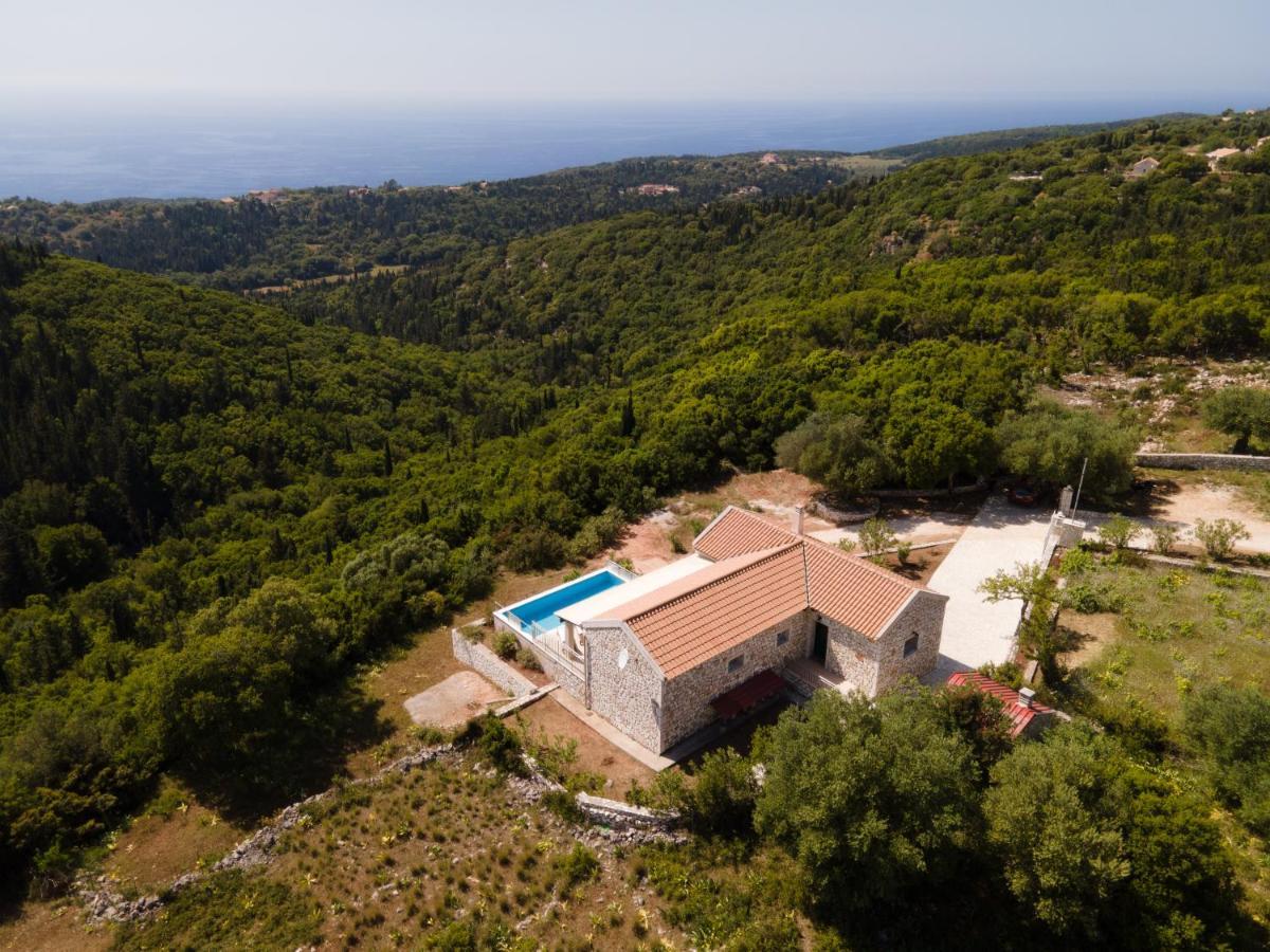 Stone Villa Eriphyle ,Private Witn Sunset View Fiskardo Esterno foto